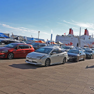 「カーサウンドコンテスト」の1つ、「まいど大阪 秋の車音祭（2022年11月）」の会場風景。