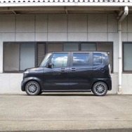 SUSTEC NF210新型HONDA N-BOX（JF5）用実装例（ダウン量：F 24mm／R 28mm）