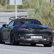 ポルシェ ボクスター EV プロトタイプ（スクープ写真）
