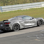 シボレー コルベット ZR1 新型プロトタイプ。ナンバー105M108の車両（スクープ写真）
