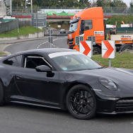 ポルシェ 911 GTS ハイブリッド プロトタイプ（スクープ写真）