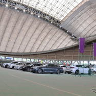 2023年6月に開催された『第10回ヨーロピアンサウンドカーオーディオコンテスト』の会場風景。
