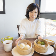2階のカフェレストランでランチ