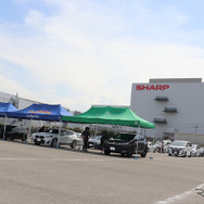 2023年4月に開催された『まいど大阪 春のプチ車音祭 2023』の会場風景。