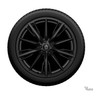235/45R21タイヤ＆21×8 1/2Jアルミホイール（マットブラック塗装）＆センターオーナメント