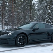 ポルシェ 911 改良新型プロトタイプ（スクープ写真）