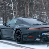 ポルシェ 911 改良新型プロトタイプ（スクープ写真）