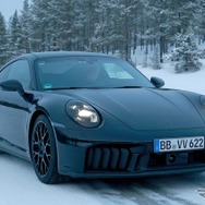 ポルシェ 911 改良新型プロトタイプ（スクープ写真）