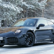 ポルシェ 911ターボ 改良新型プロトタイプ（スクープ写真）