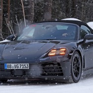 ポルシェ 718ボクスター EV プロトタイプ（スクープ写真）