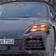 ポルシェ 718ボクスター EV プロトタイプ（スクープ写真）