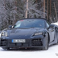 ポルシェ 718ボクスター EV プロトタイプ（スクープ写真）