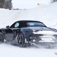ポルシェ 718ボクスター EV プロトタイプ（スクープ写真）