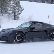 ポルシェ 911タルガ 改良新型プロトタイプ（スクープ写真）