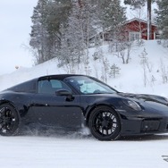 ポルシェ 911タルガ 改良新型プロトタイプ（スクープ写真）