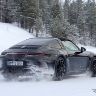 ポルシェ 911タルガ 改良新型プロトタイプ（スクープ写真）