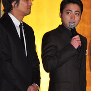 松山博昭監督、山田孝之／『信長協奏曲』初日舞台挨拶