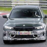 アルピナ B3 ツーリング 改良新型プロトタイプ（スクープ写真）