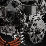 ランボルギーニの新型スーパーカーのV8ツインターボ