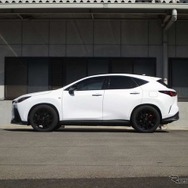 SUSTEC DF210 LEXUS NX350h FF用装着例（ダウン量：フロント 30mmダウン / リア 32mmダウン）