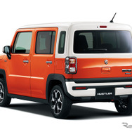 スズキ ハスラー HYBRID X（バーミリオンオレンジ ソフトベージュ2トーン）