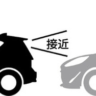 後方から接近する車両を検出しアラームで通知するほか、設定により後続車接近録画データとして記録もできる「①後続車接近お知らせ機能」