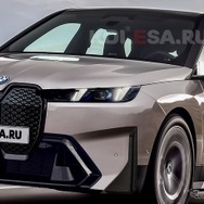 BMW iX 改良新型　予想CG