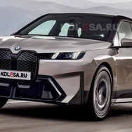 BMW iX 改良新型　予想CG