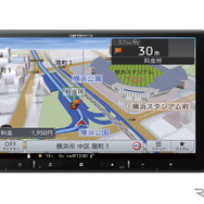 ある程度高性能な「メインユニット内蔵型DSP」が搭載されたAV一体型ナビの一例（カロッツェリア・楽ナビ）。