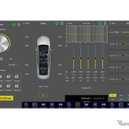 専用ソフトウェアまたはiOSアプリを駆使して、車室内に最高の音響空間を実現