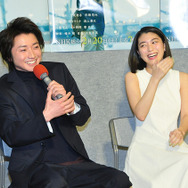 藤原竜也、成海璃子／「海底の君へ」完成報告会見