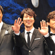 阿部寛、佐々木蔵之介、甲本雅裕／『エヴェレスト 神々の山嶺』完成披露試写会
