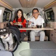 換気システムをONにすることで車内に匂いが残りづらい