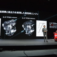 アウディ A4 発表会