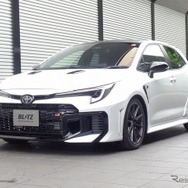 ブリッツ DAMPER ZZ-R　GRカローラ装着例（フロント：25mmダウン / リア：23mmダウン）
