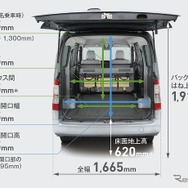 ダイハツ グランマックス カーゴGL 寸法図