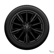 225/45R21タイヤ＆21×8.5Jアルミホイール（マットブラック塗装）＆センターオーナメント