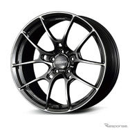 レイズ VOLK RACING G025 シャイニングブラックメタル/リムエッジDC