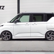 ブリッツ DAMPER ZZ-R　ダイハツ・ムーヴ2WD装着例（ダウン量：フロント 40mmダウン / リア 38mmダウン）