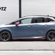 ブリッツ DAMPER ZZ-R　FSNE13オーラニスモ装着例（基準車高：フロント 13mmダウン / リア 12mmダウン）