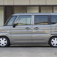 タナベ サステックプロCR　フレアワゴン装着例（最下部車高：フロント 49mmダウン / リア 49mmダウン）