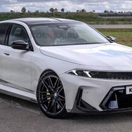 BMW M5 改良新型の予想CG。ノイエクラッセ仕様