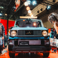 東京オートサロン2026の三菱ブースに展示された「DAMD DELICA MINI DALI」