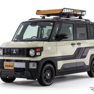 「DAMD DELICA MINI DALI」ナチュラルアイボリーメタリック・ブラックマイカ