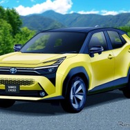トヨタ ヤリスクロス 次期型の予想CG