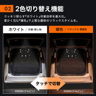クラフトワークス『アルファード/ヴェルファイア』40系向けLED増設ラゲッジランプ