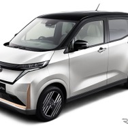 日産サクラ改良新型：Gグレード、ホワイトパール・ブラック
