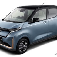 日産サクラ改良新型：Gグレード、ソルベブルー・ブラック
