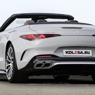 メルセデスAMG SL 改良新型の予想CG