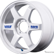 VOLK RACING TE37 Ultra LARGE P.C.D. 30th ANNIVERSARY STICKER Ver.（ホワイト）